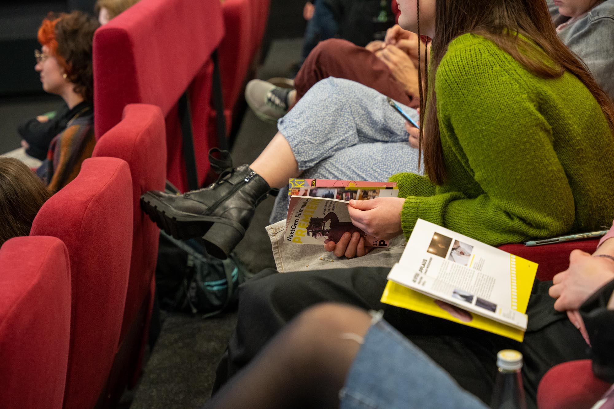 voller Kinosaal bei der NextGen Filmmakers Premiere im Programmkino Wels im Medien Kultur Haus Wels